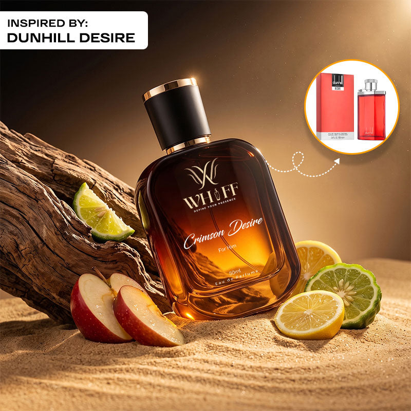 Whiff Crimson Desire for Him – Fruity Spicy Warm – 50ml