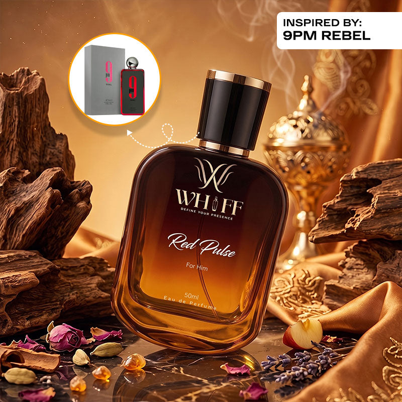 Whiff Red Pulse for Him – Sweet Spicy Amber – 50ml