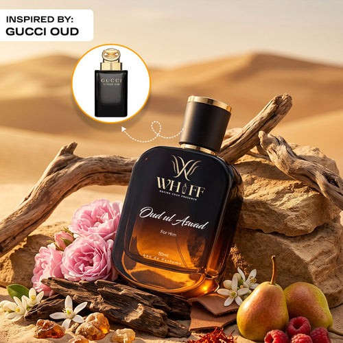 Whiff Oud ul Aswad for Him – Smoky Woody Oud – 50ml